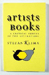 Artists Books: A Critical Survey of the Literature - 1